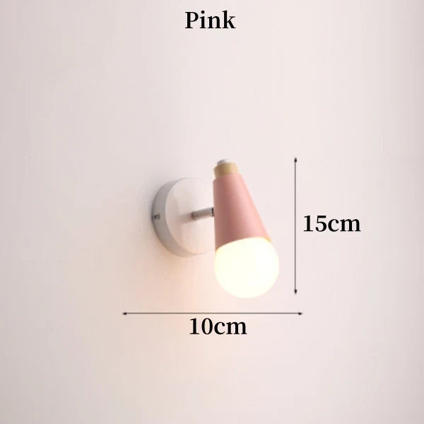 applique murale moderne à led avec interrupteur pour miroir décoratif