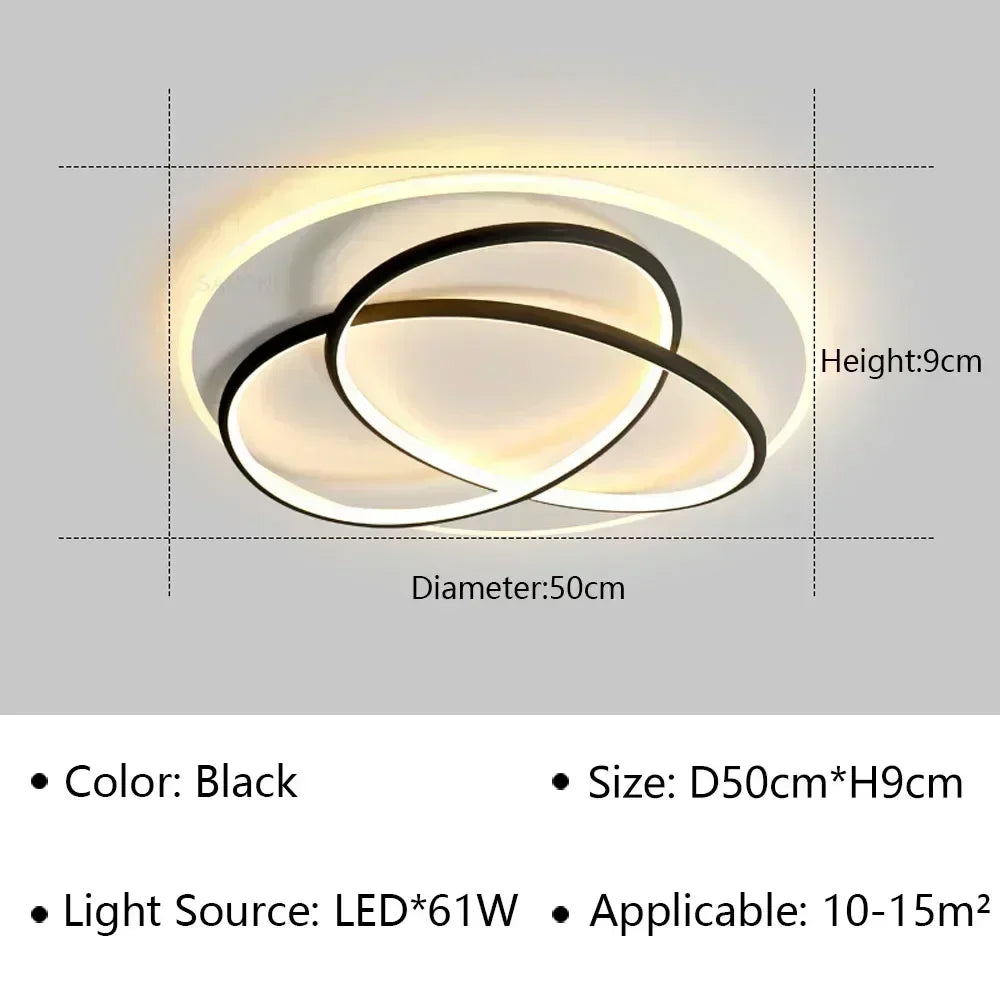 plafonnier led moderne pour décoration intérieure élégante et lumineuse