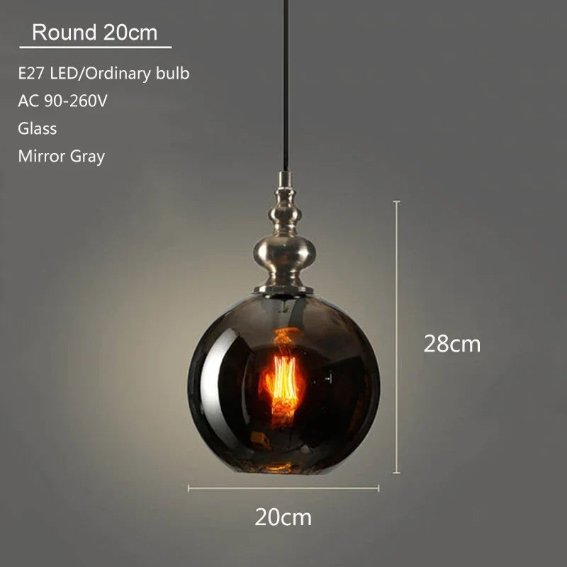 suspension en verre moderne pour décoration intérieure élégante