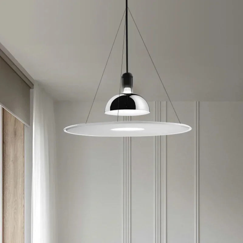 suspension design italien soucoupe volante lustre créatif en led