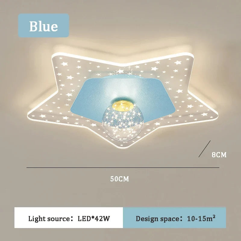plafonnier moderne romantique pour chambre d'enfant chaleureux