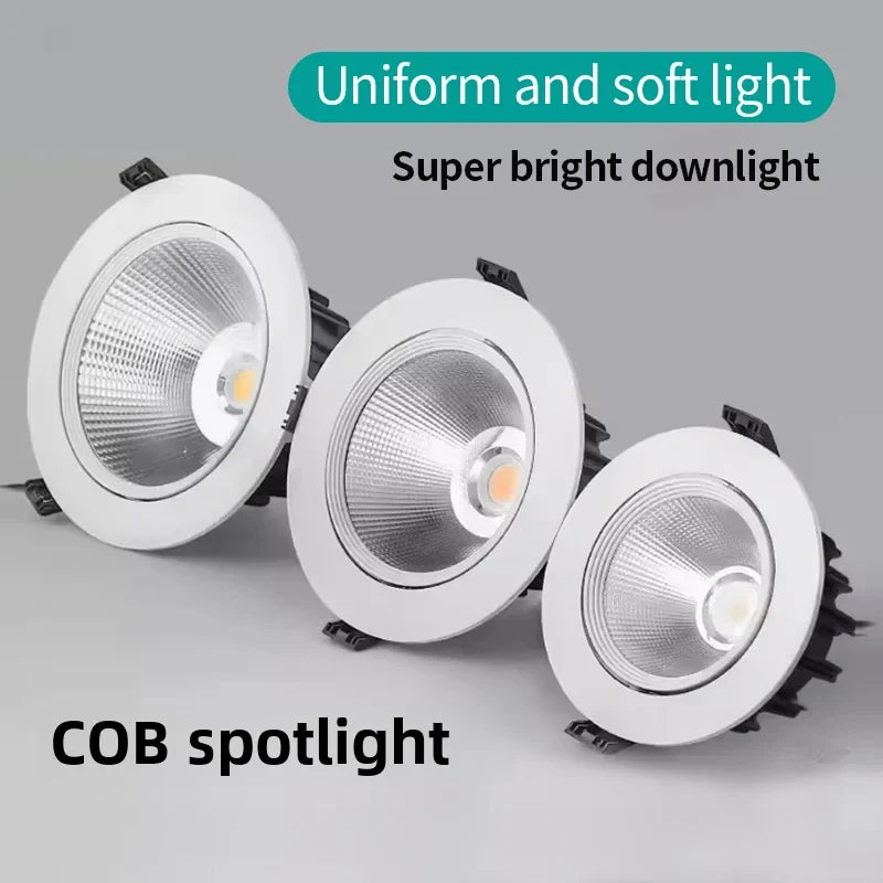 spot led encastré pour éclairage intérieur moderne et élégant