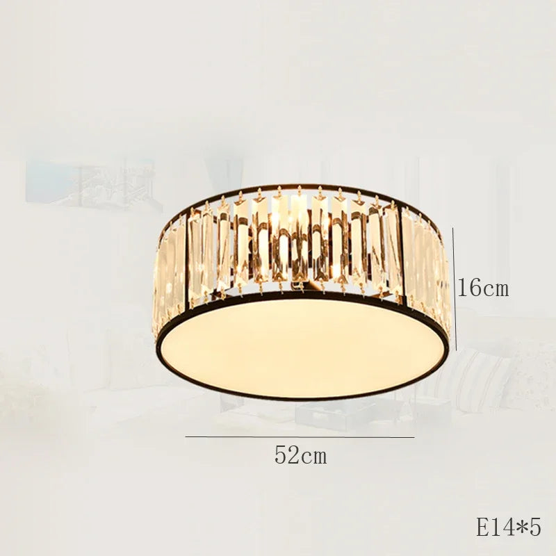 plafonnier led en cristal décoration intérieure moderne pour votre espace