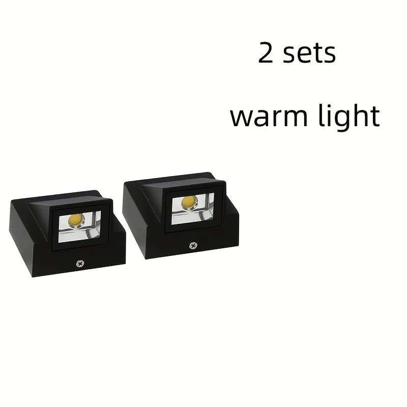 LED Aluminum Waterproof Wall Lamp, Modern Outdoor Wall Washer, 5W Wall Mount Outdoor Security Lighting Fixture