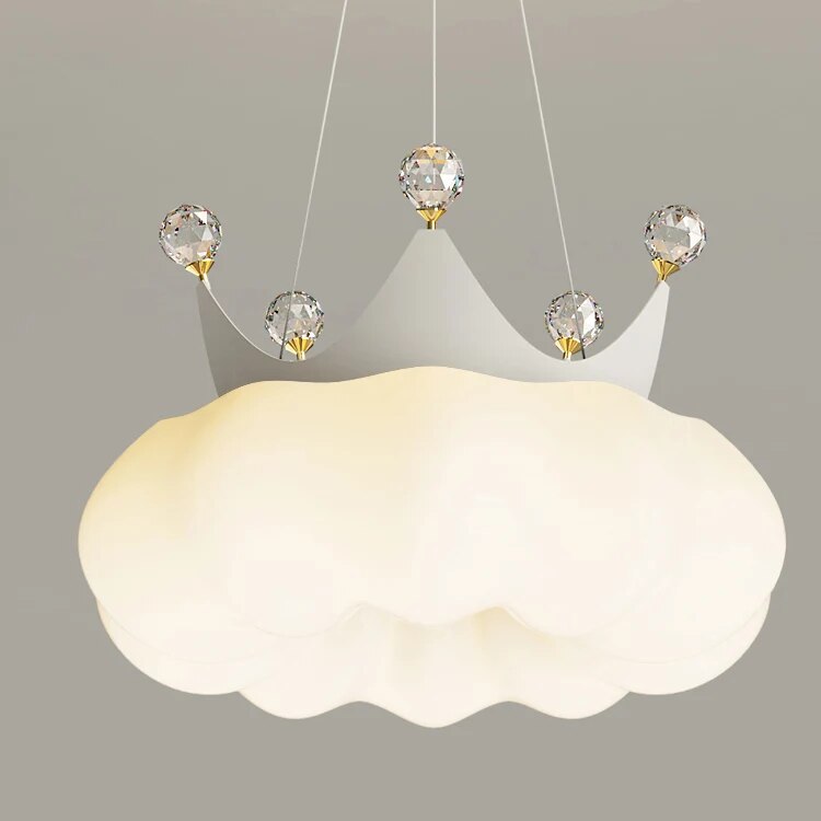 Lustre minimaliste moderne et simple vent crème
