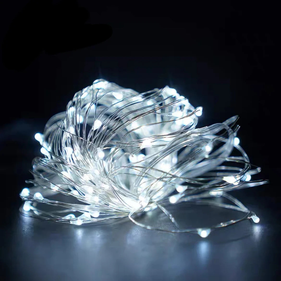 guirlande lumineuse led en cuivre pour décorations de fête et Noël