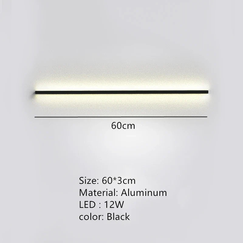 applique murale led cuboïde minimaliste en aluminium avec télécommande gradation