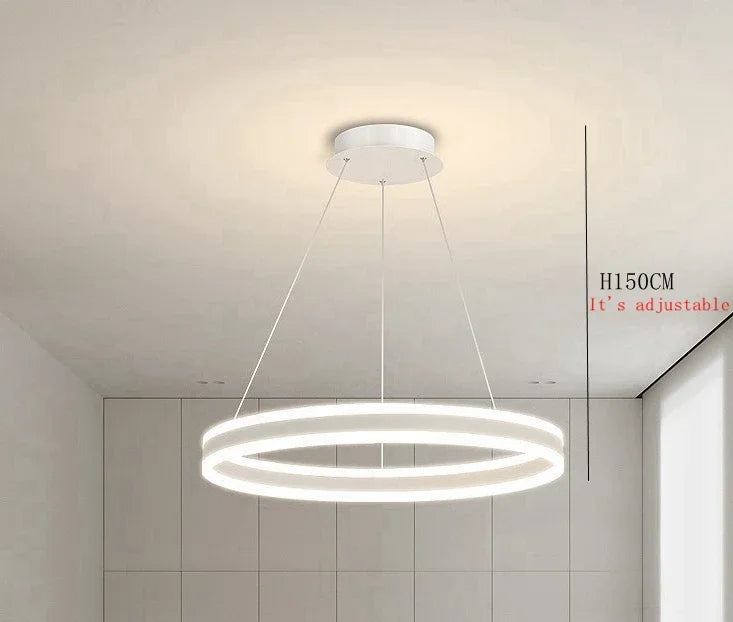 lustre led moderne dimmable pour décoration de maison