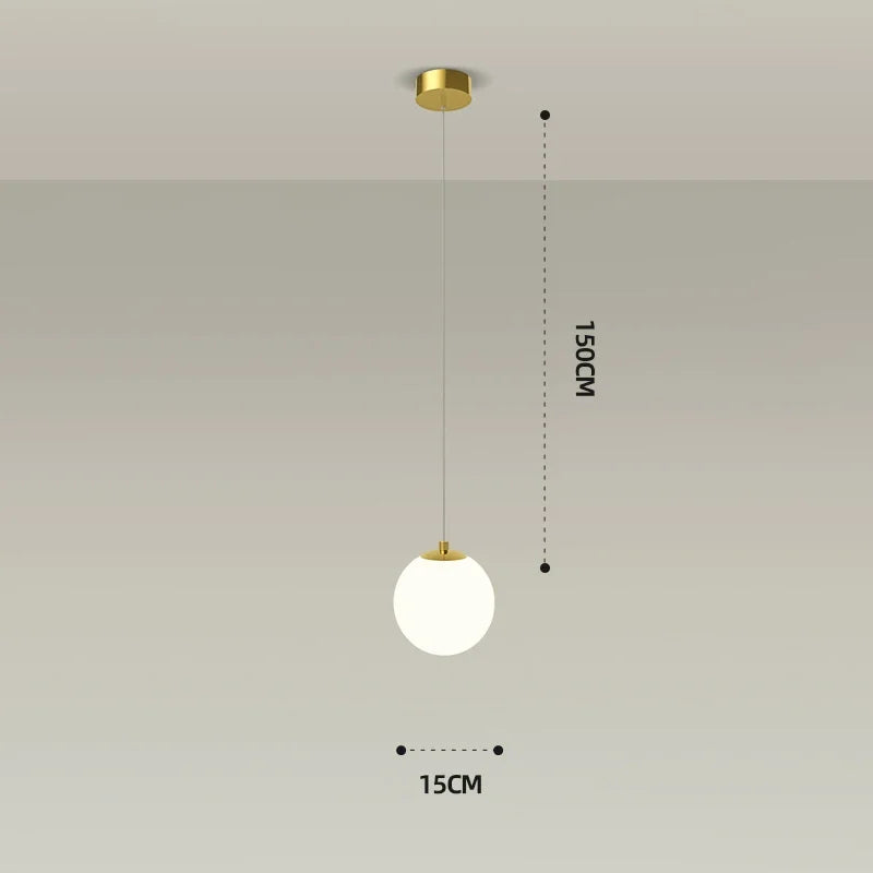 lampe suspendue nordique pour décoration intérieure