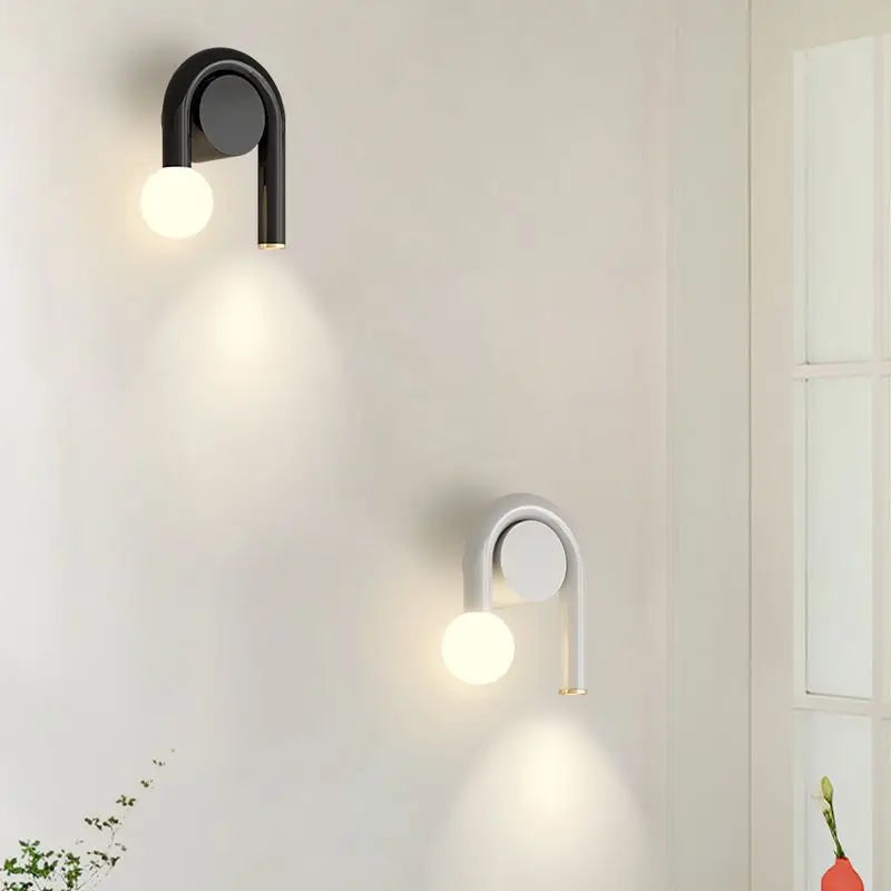 applique murale moderne en verre décorative 3000k