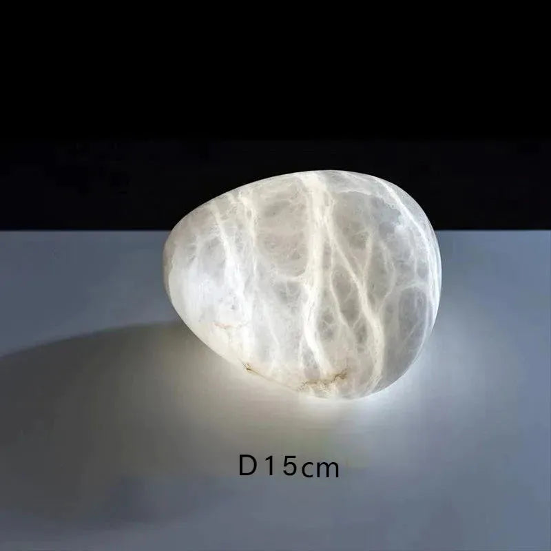 lustre moderne led texture naturelle marbre