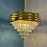 Modern Luxury Creative Living Room LED Pendant Light Nordic Restaurant Crystal Light Bar Counter Decorative Light Fixture