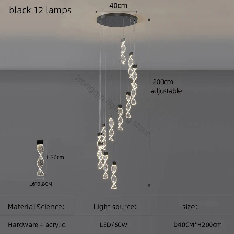 lustre décoratif pour un éclairage élégant et moderne