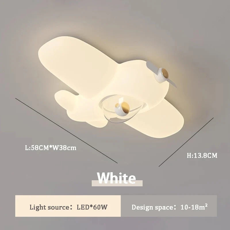 plafonnier astronaute mignon led pour chambre d'enfant décorative