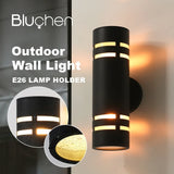 applique murale led extérieure en acier inoxydable pour éclairage moderne