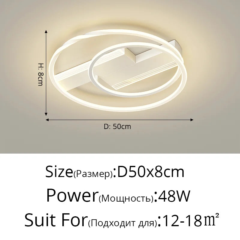 lustre moderne en led design créatif minimaliste pour intérieur élégant