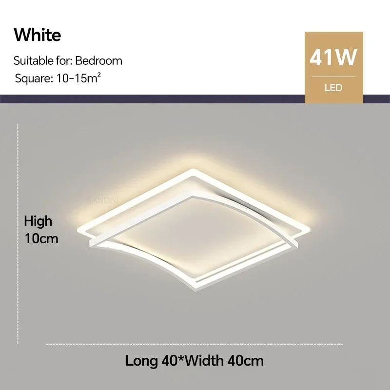 plafonnier led moderne luminaire décoratif intérieur design élégant