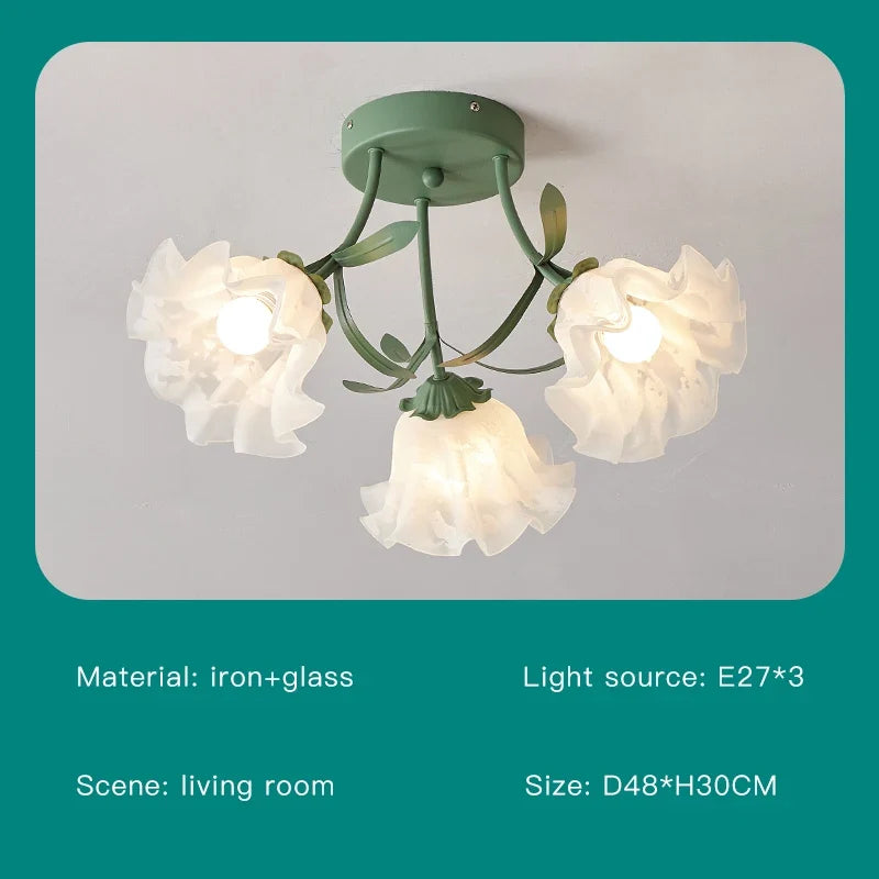 lustre créatif fleurs décoration nordique pour intérieur moderne