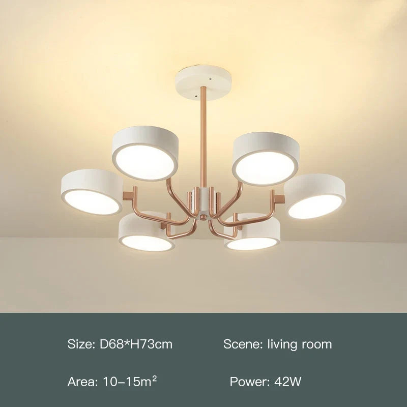 lustre moderne simple pour éclairage intérieur design élégant