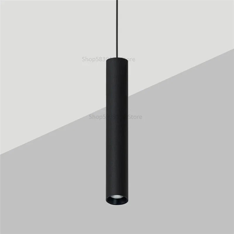 suspension moderne cylindrique pour décoration intérieure nordique