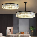 lustre moderne en cristal style nordique vintage pour intérieur élégant