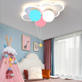 lustre kawaii pour enfants en acrylique avec télécommande