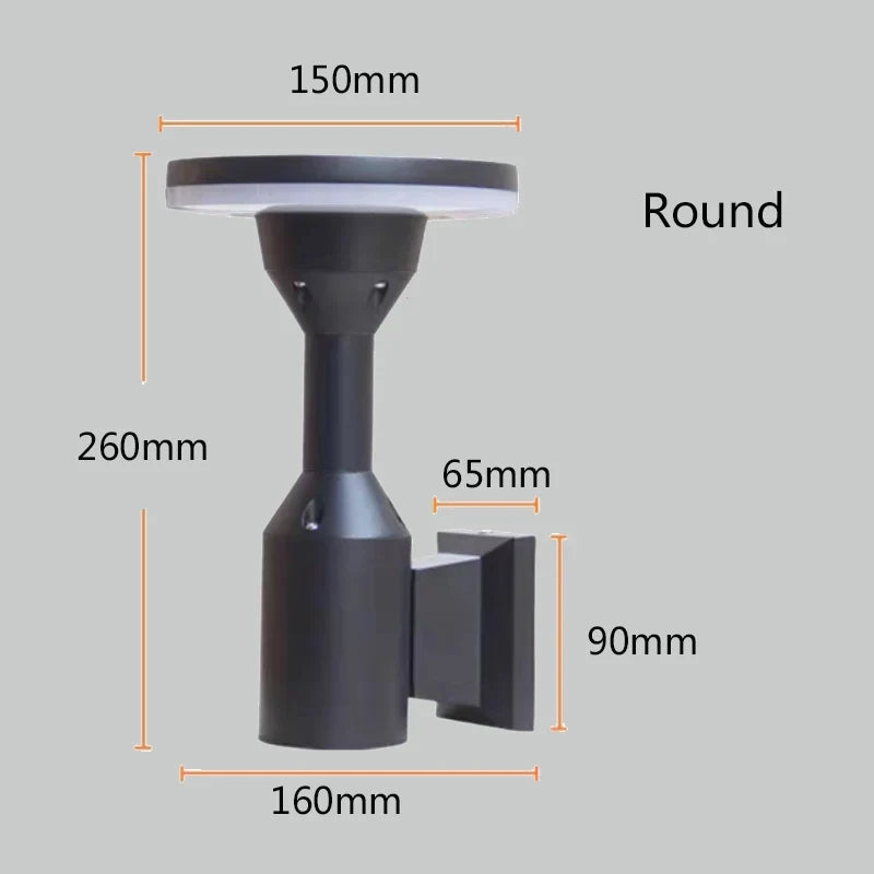 applique murale extérieure lampe de jardin étanche pour espaces résidentiels