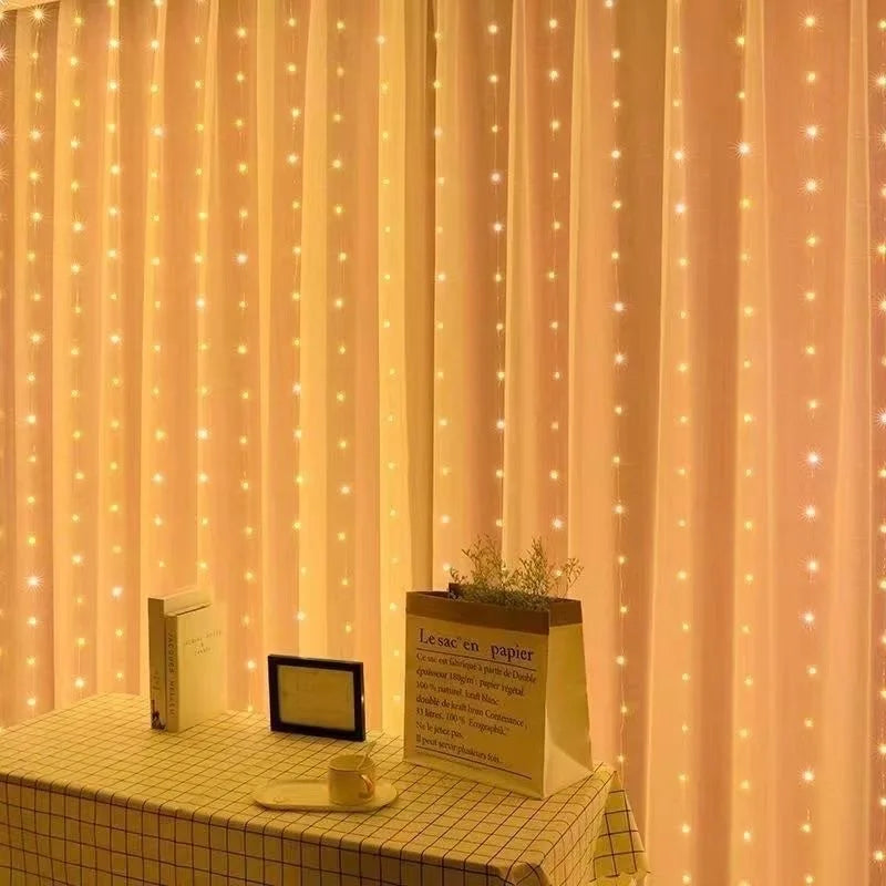 guirlande lumineuse led avec télécommande et 8 modes décoratifs