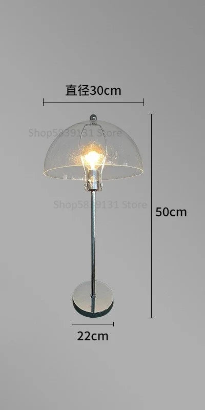 lampadaire led rétro en acrylique avec abat-jour coloré nordique