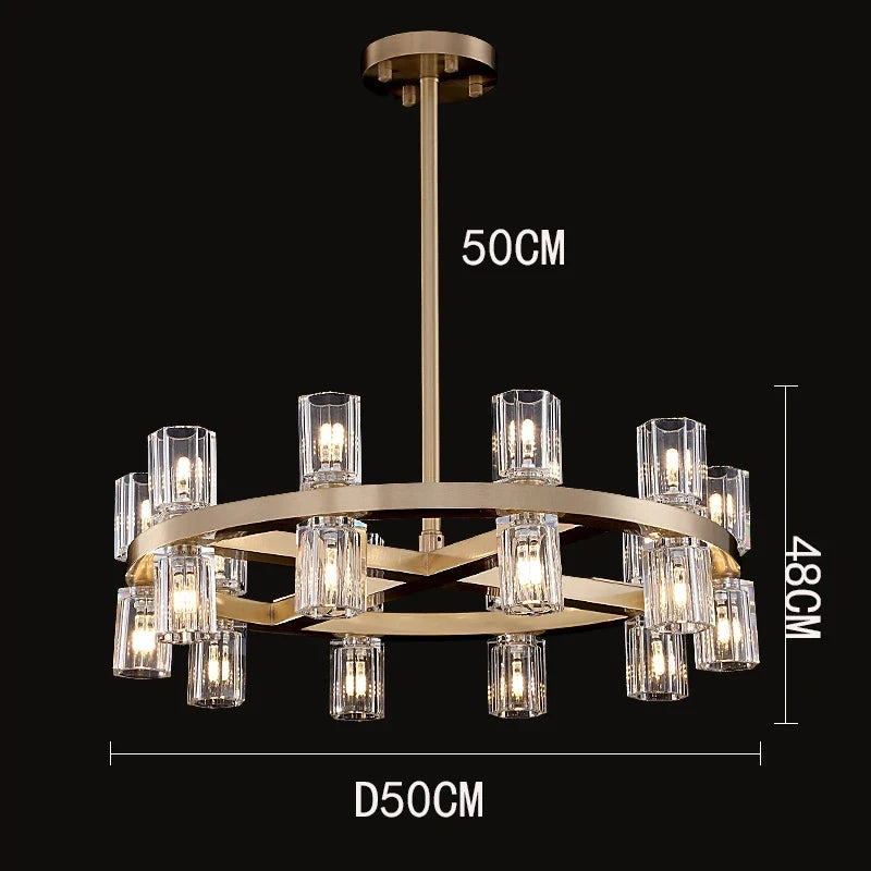 home decorationPendant lights, luxury crystal living room chandelier, dining room Pendant lamp, ceiling light, indoor lighting