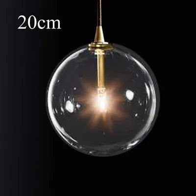 suspension en verre moderne pour décoration intérieure élégante