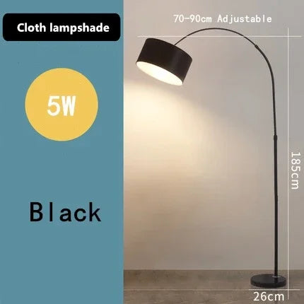 lampadaire led réglable avec télécommande pour décoration intérieure