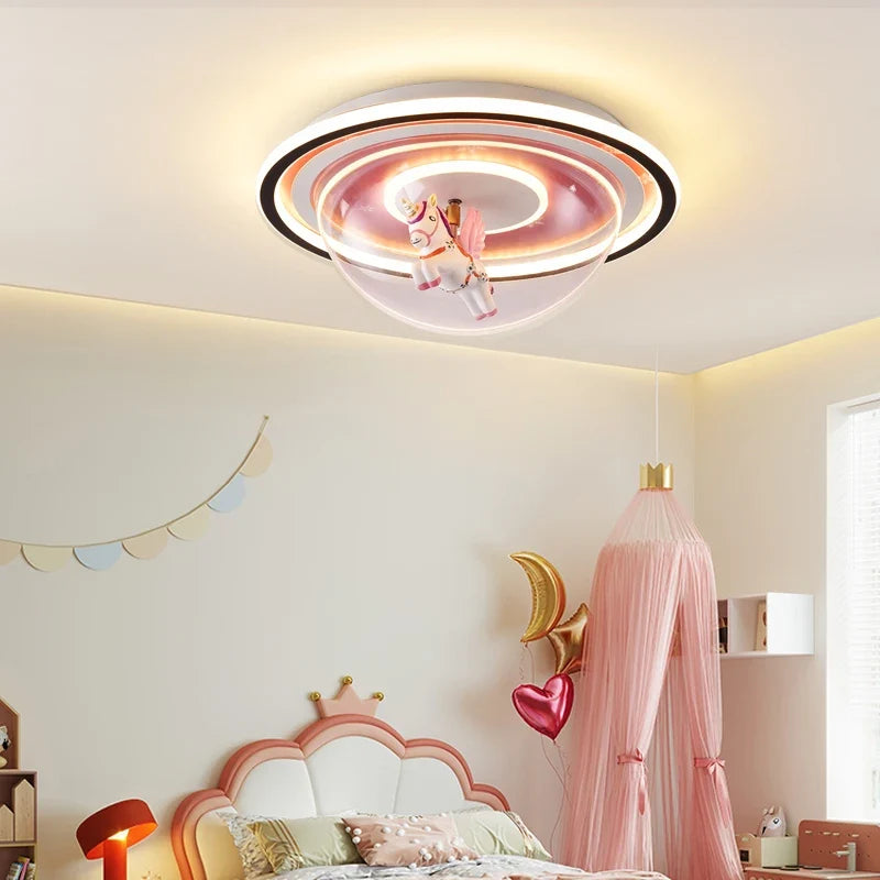 plafonnier moderne en forme de dessin animé décoratif pour intérieur
