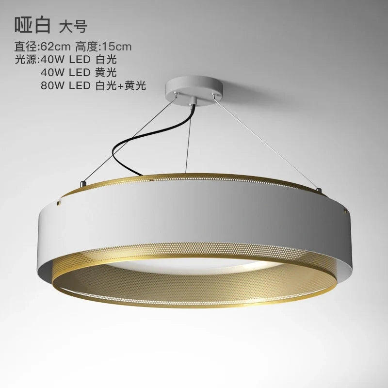 lampe led ronde dorée design industriel moderne décorative