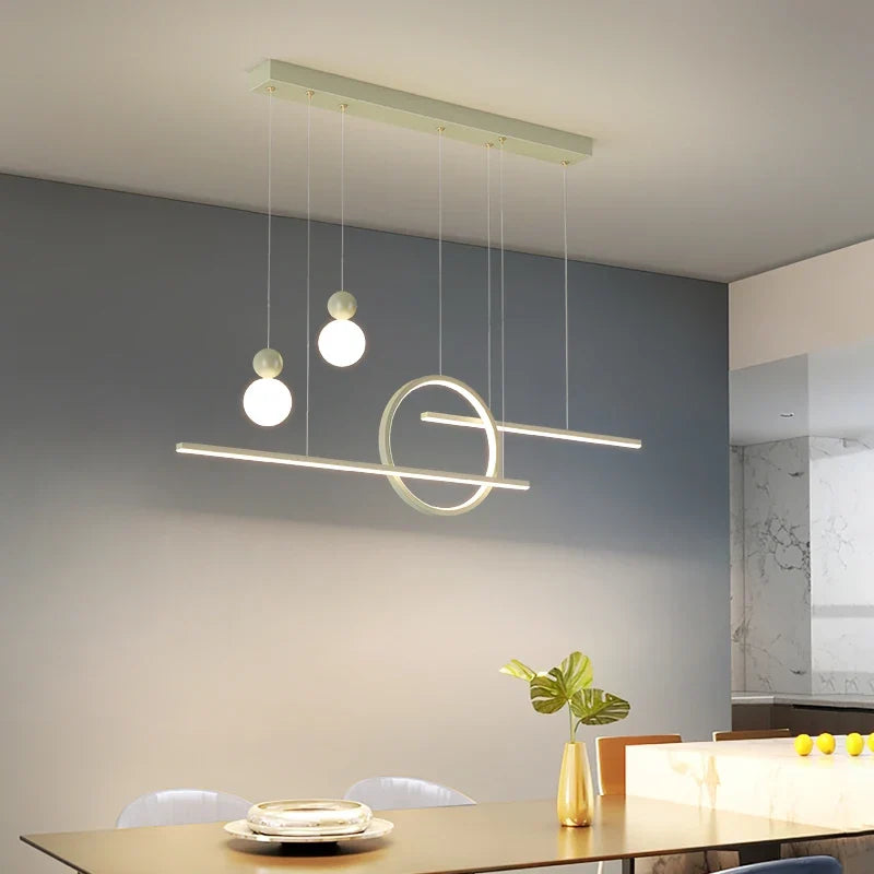 lustre style nordique moderne simple décoration crème millet