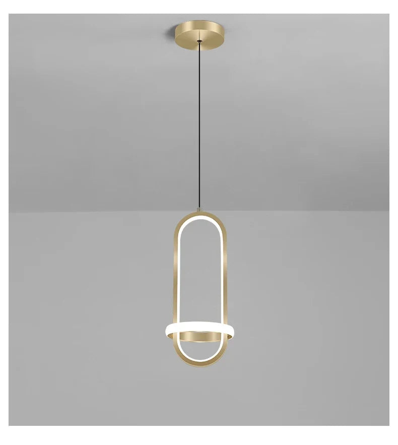 lustre moderne avec éclairage led décor intérieur