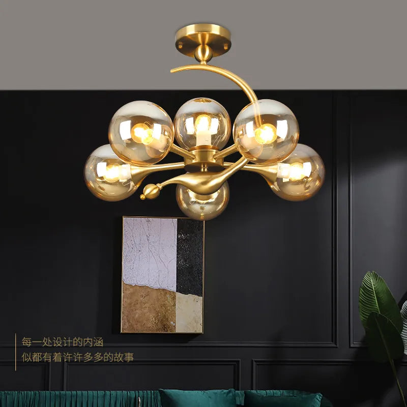 lustre nordique post-moderne simple style américain moderne