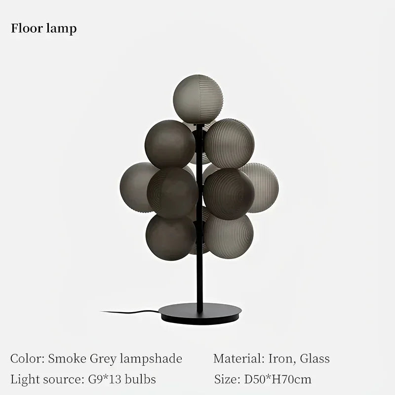 lustre moderne en verre design créatif pour décoration intérieure