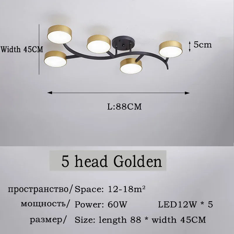 plafonnier led design moderne pour éclairage intérieur élégant