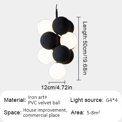 Abstracta – lustre LED à bulles