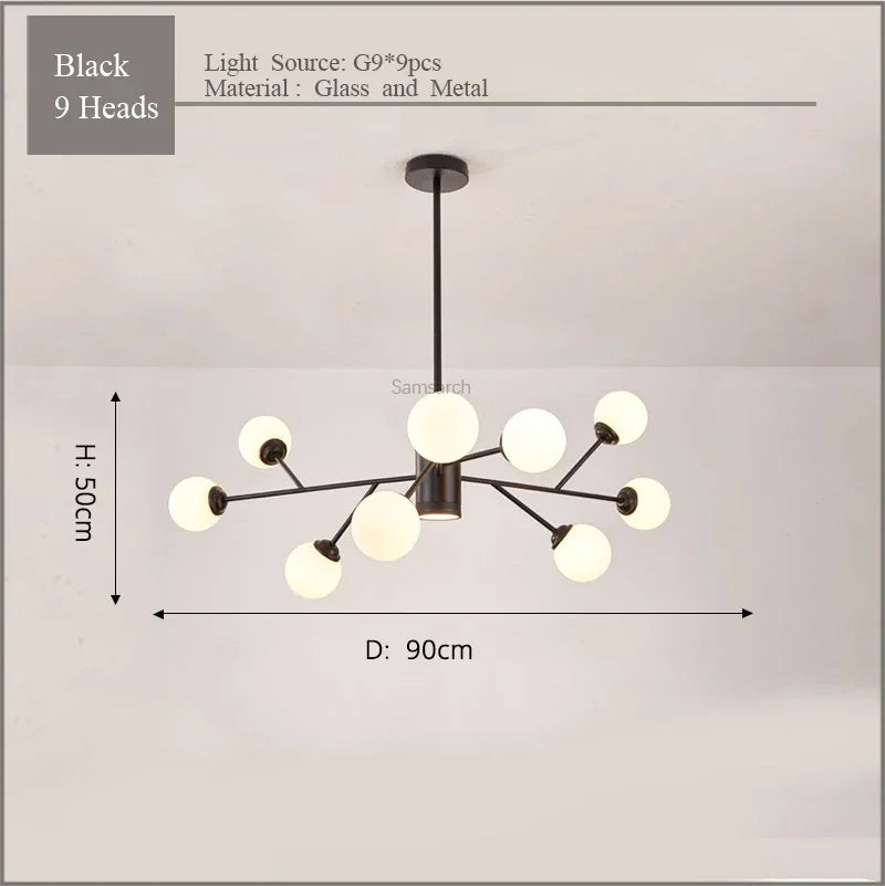 lustre led design élégant pour éclairage intérieur moderne