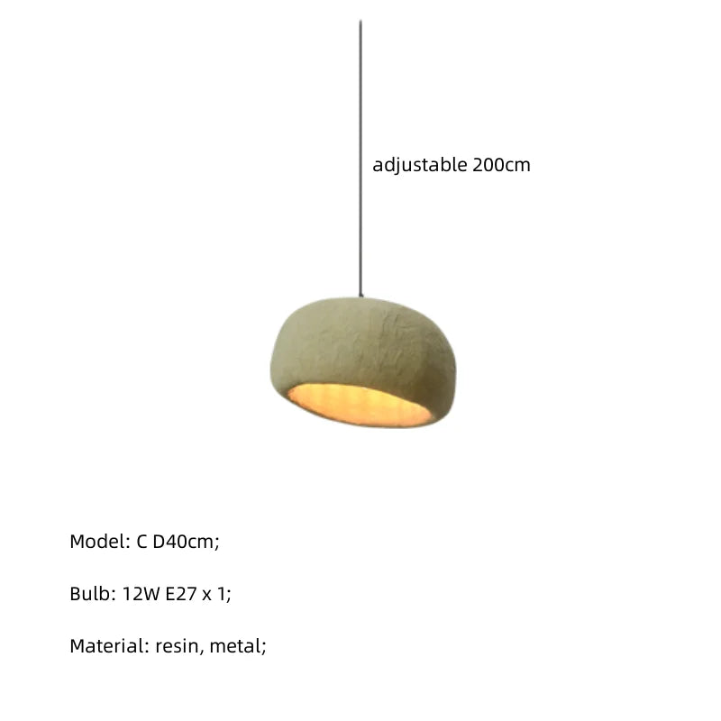 Rétro Loft escaliers E27 Led Lustre éclairage Wabi Sabi Lustre suspension Lustre lampe nordique suspension lampe décor à la maison suspension lampe
