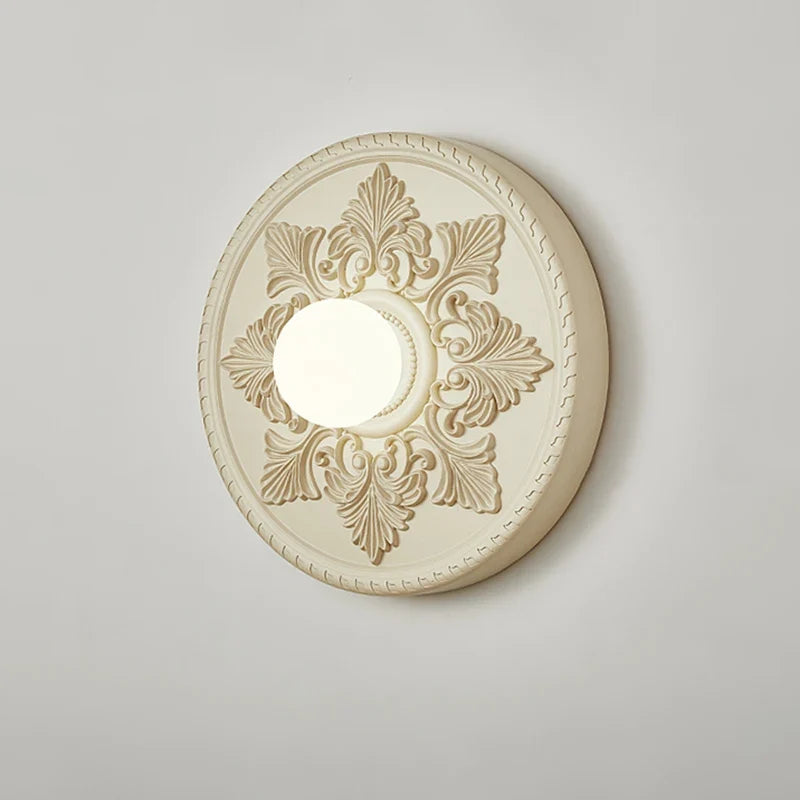 applique murale sculptée française éclairage de décoration classique
