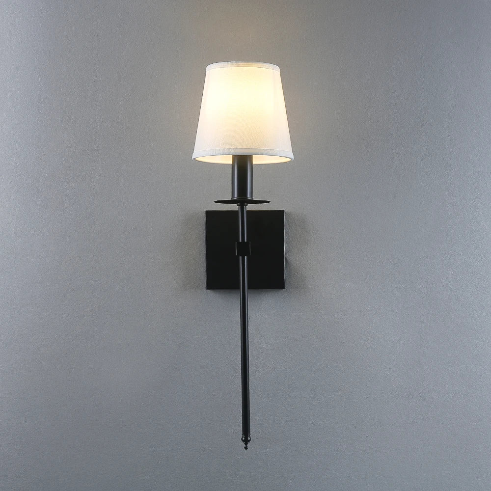 applique murale led américaine en fer galvanisé peinture cuisson