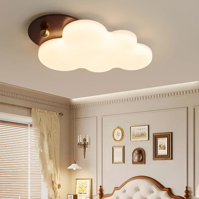 lampe nuage pour chambre enfant style médiéval protection des yeux