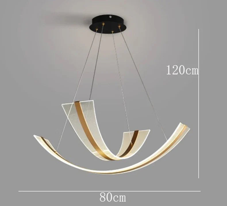 Lustre design Moderne salle à manger éclairage intérieur led décoratif