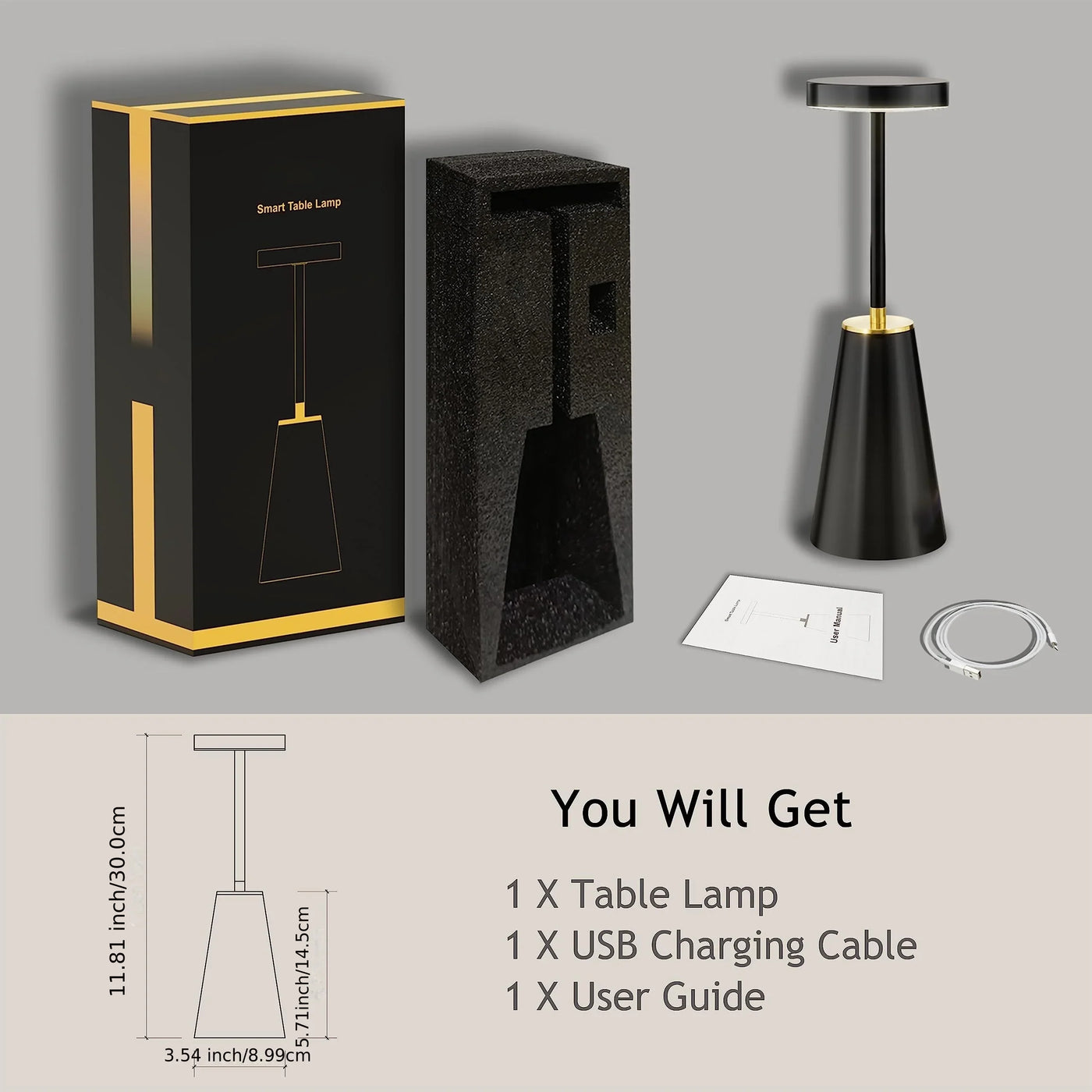 Lampe de Table tactile sans fil