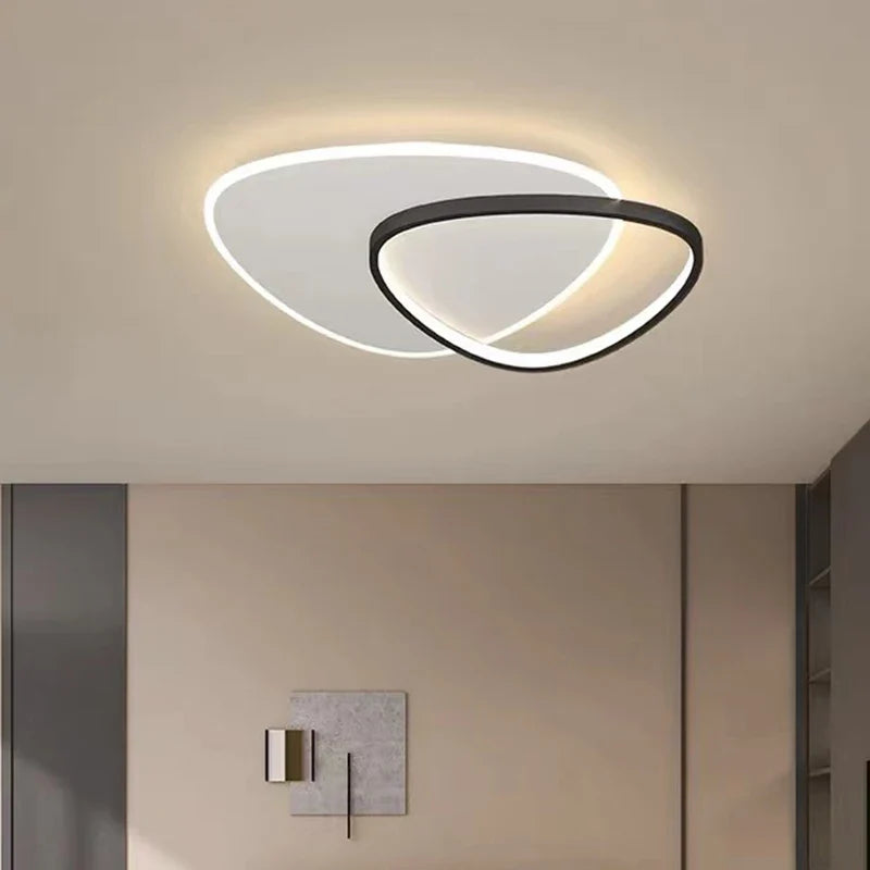 plafonnier led ultra mince moderne avec télécommande luminaria