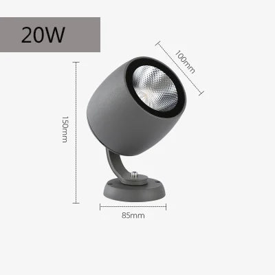 lampe de jardin à led haute puissance avec piquet à livraison gratuite