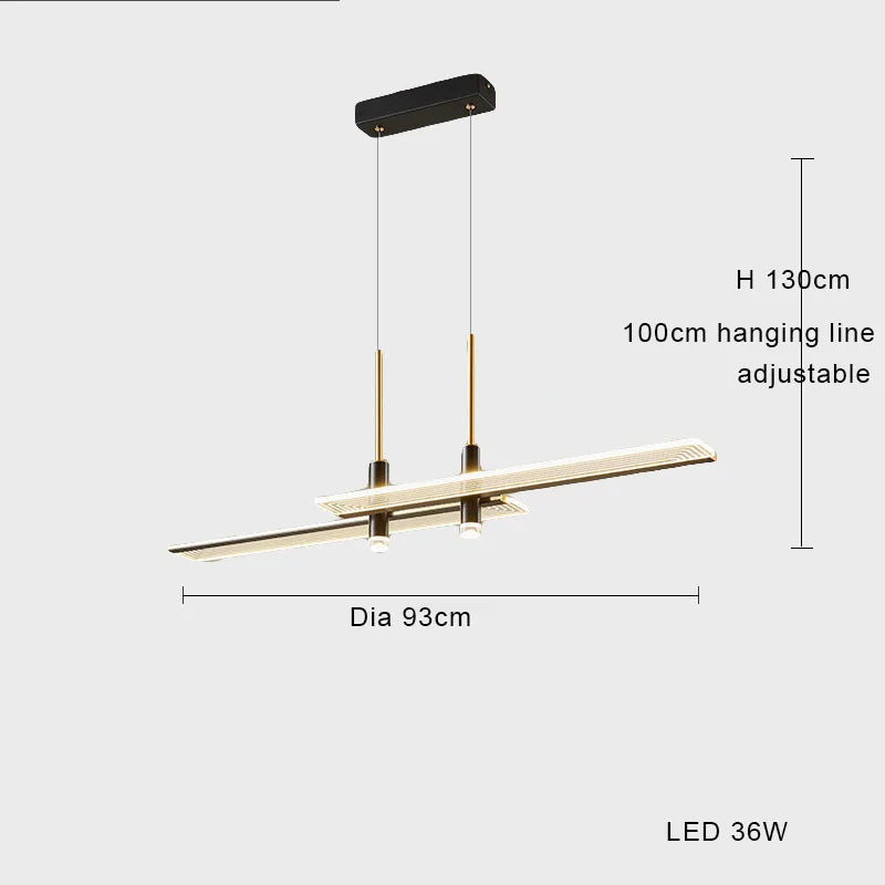 lustre et suspension led design créatif postmoderne minimaliste